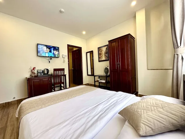 غرفة ديلوكس بسرير كوين، Nam Xuan Premium Hotel 6/10