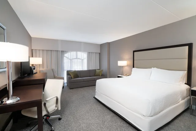 غرفة بسرير كينج مع أريكة، Holiday Inn Wilmington 3/3