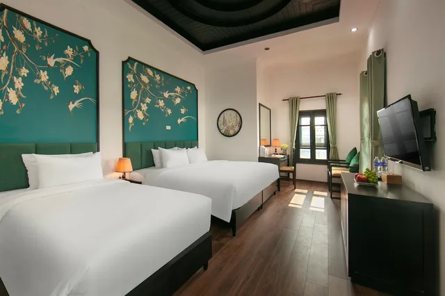 جناح عائلي بسرير كينج وسرير فردي بإطلالة على المدينة، Hanoi Posh Hotel 2/10
