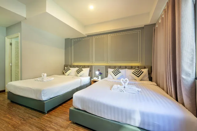 Family, 2 Double Beds, De Lavender Bangkok Hotel 1/2