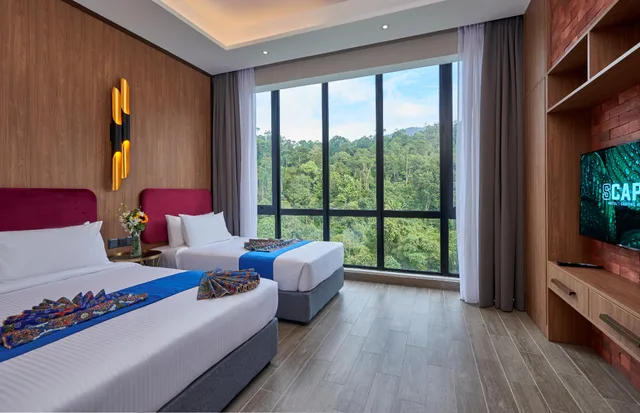 جناح بسريرين كوين وسريرين منفصلين، Scapes Hotel 1/1
