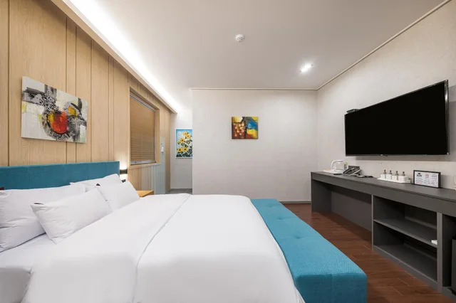 Deluxe, Double Bed, Gwangju Gwangsangu Hanam Hound Hotel 2/2