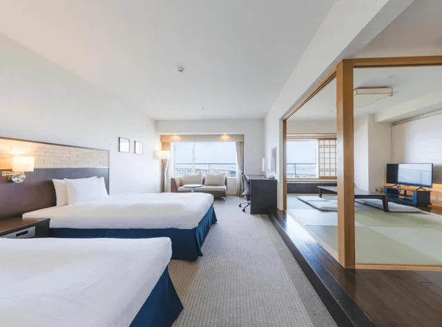 غرفة يابانية غربية في المبنى الرئيسي، Seaside Hotel Maiko Villa Kobe 2/3