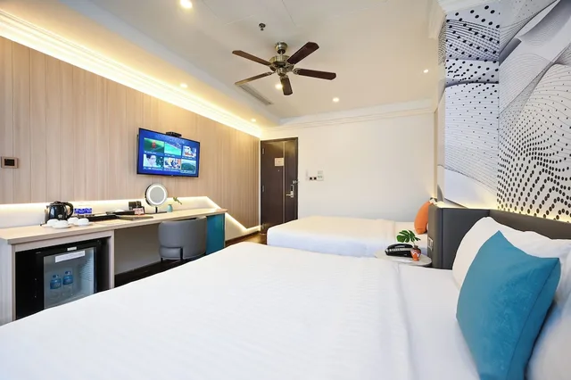 غرفة عائلية بسريرين كينج، Cicilia Saigon Hotels and Spa 3/10