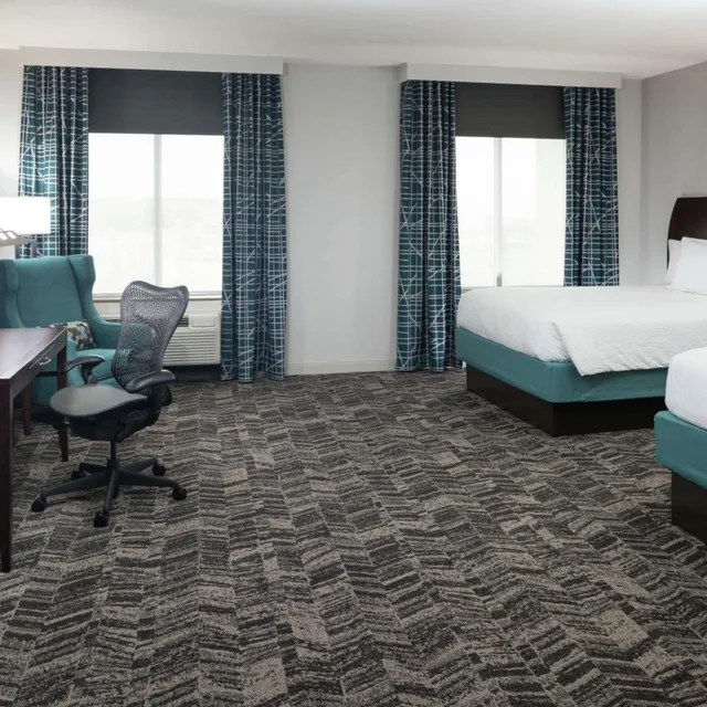 غرفة بريميوم بسريرين كوين، Hilton Garden Inn Dfw North Grapevine 2/4