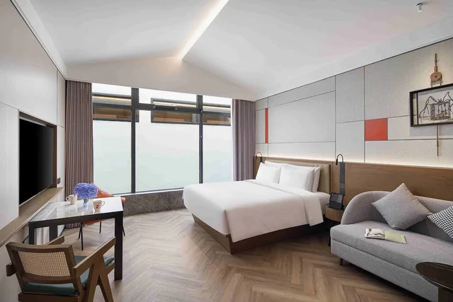 غرفة سوبيريور مفردة بسرير كينج، UrCove by HYATT Shanghai West Riverside 1/6