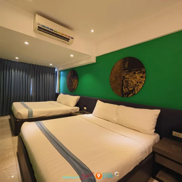 غرفة سوبيريور بسرير مزدوج أو سريرين منفصلين بإطلالة على المدينة، Pacific Skyloft Hotel 1/8