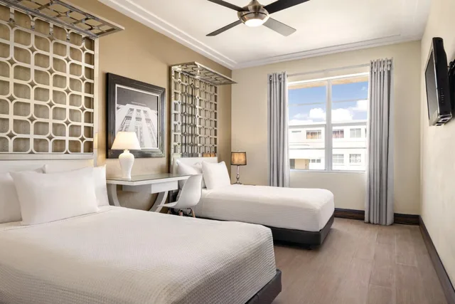 غرفة ديلوكس بسريرين منفصلين، Waldorf Towers South Beach 1/6