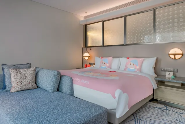 غرفة عائلية بسرير مزدوج بإطلالة على الحديقة، Nousland Beijing (Beijing Universal Resort) 1/1