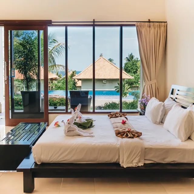 غرفة قياسية بسرير مزدوج أو سريرين منفصلين، Ocean View Tulamben Dive And Resort 1/10