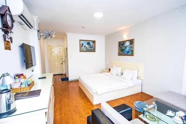 غرفة ديلوكس عائلية بسريرين كوين، A25 Hotel - 307 Ly Tu Trong 9/10