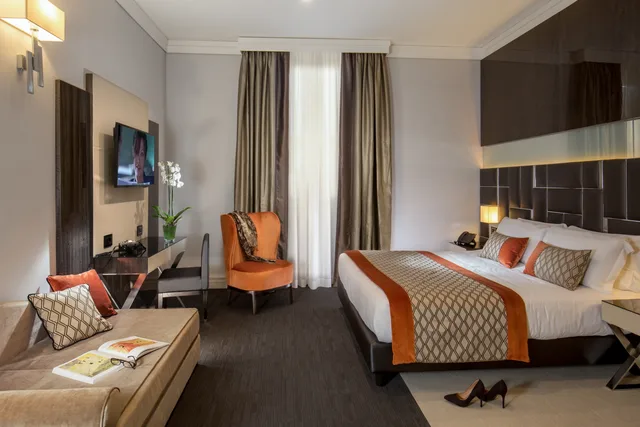 غرفة ديلوكس بسريرين منفصلين، Gioberti Hotel Rome 2/6