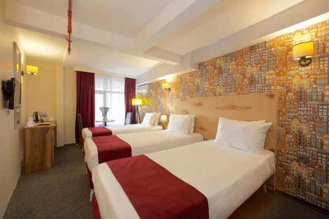 غرفة عائلية بسرير كوين وسرير فردي، Galata Greenland Hotel 2/7