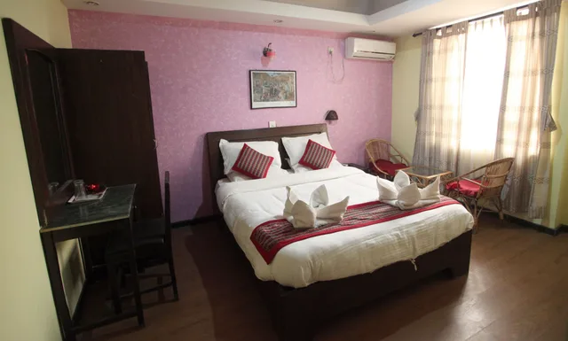 غرفة قياسية بإطلالة على المدينة مفردة بسرير فردي، Hotel Kathmandu Home Nepal 6/8