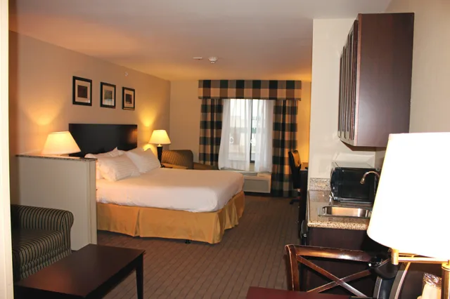 جناح بسرير كينج بمنطقة جلوس، Holiday Inn Express & Suites Syracuse North - Airport Area 1/1