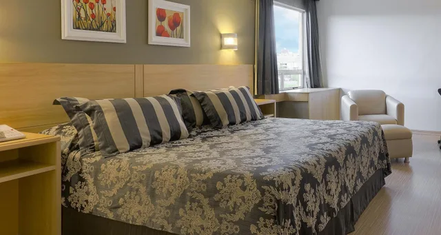 غرفة قياسية بسرير كوين، Hotel Cassino Tower Curitiba Aeroporto By Nacional Inn 6/6