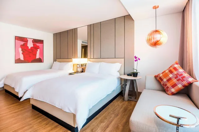 غرفة رباعية بسريرين مزدوجين، Medellin Marriott Hotel 4/8