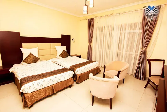 Room, Twin Beds, Mika Hotel 1/4