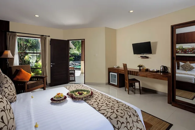 غرفة ديلوكس بسرير كينج، Kadiga Villas Ubud by GenuineHost 5/10