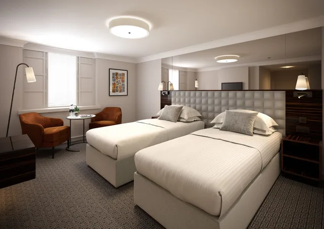 غرفة سوبيريور بسريرين منفصلين، Strand Palace Hotel 2/7