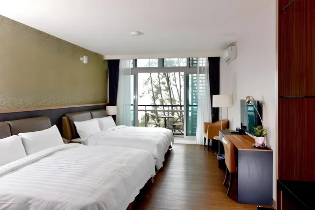 غرفة عائلية بسريرين مزدوجين، Sun Moon Lake Bamboorock Garden 1/1