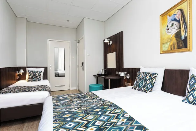 غرفة ثلاثية بثلاثة أسرّة، Hotel Damsquare 3/10