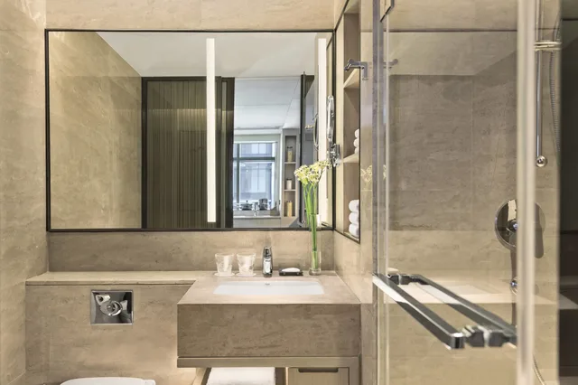 استوديو بسرير كينج مع أريكة، Marriott Executive Apartments Hangzhou Yuhang 4/5