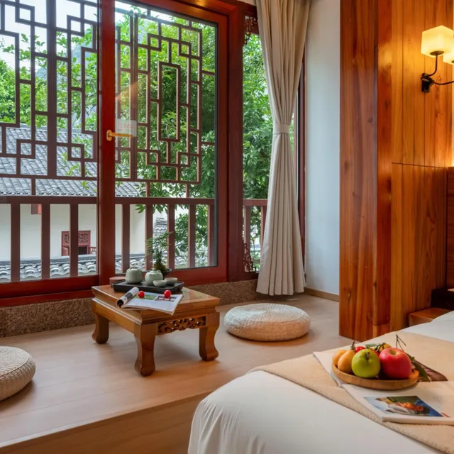 غرفة سوبيريور بسريرين منفصلين، Yangshuo River View Hotel 7/9