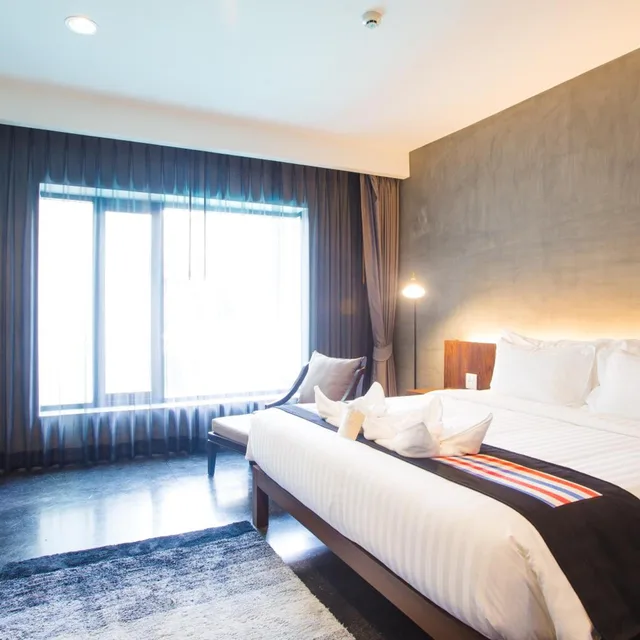 غرفة ديلوكس بسرير مزدوج بحوض استحمام، NAI YA Hotel 3/10