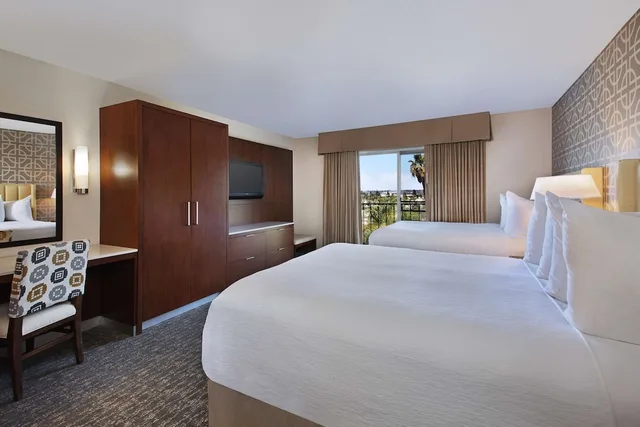 Suite, 2 Queen Beds, Sofa, Balcony, Embassy Suites by Hilton Anaheim North 2/4