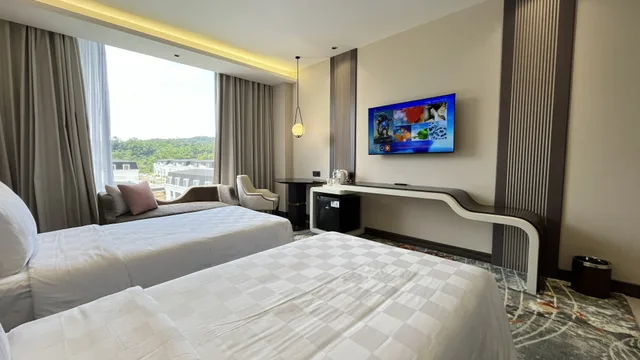 غرفة ديلوكس بسريرين منفصلين للمدخنين، WAHID Bandungan Hotel & Resort 1/4