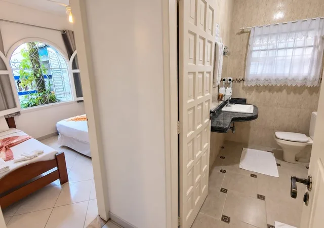 جناح بسرير مزدوج وسرير فردي، Hotel Casa Branca 10/10