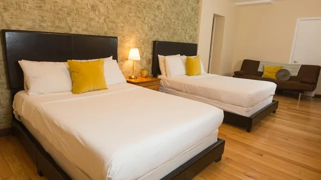 غرفة بسريرين مزدوجين، Hotel Dorion 3/5