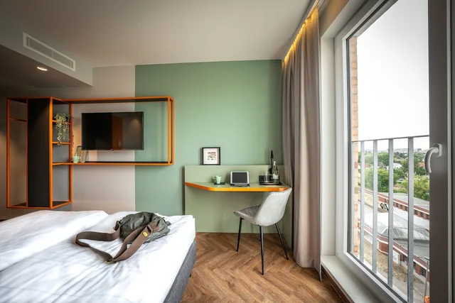 غرفة سوبيريور بسريرين منفصلين، LOGINN Hotel Berlin Airport 3/9