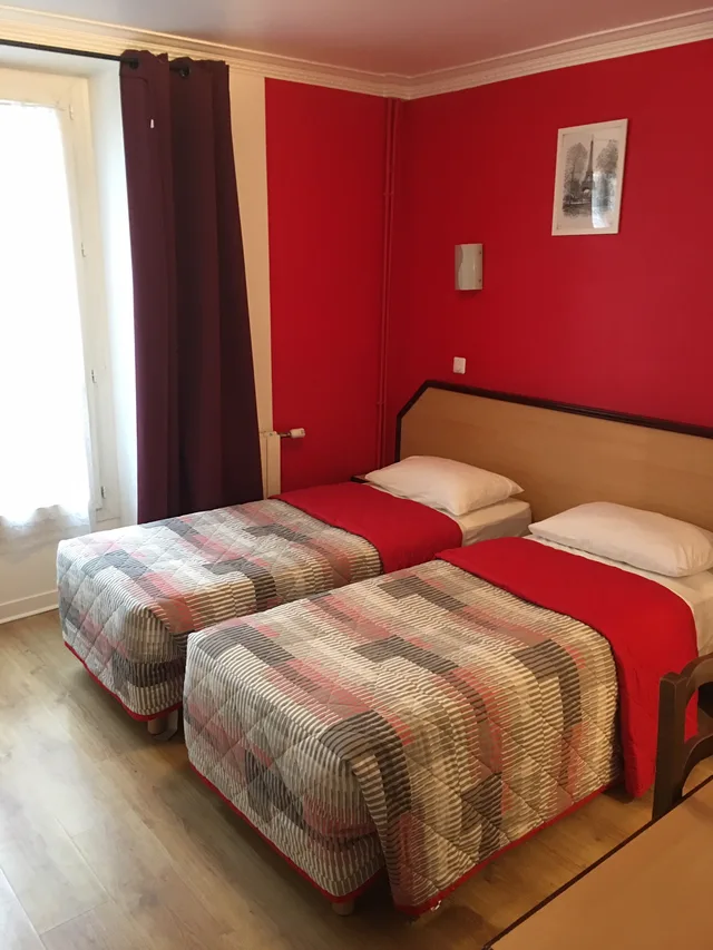 غرفة قياسية بسريرين منفصلين، Hotel Audran 1/3