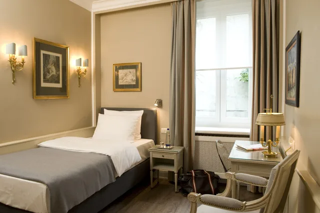 غرفة قياسية بإطلالة على الحديقة مفردة بسرير فردي، Hotel Splendid-Dollmann 2/5