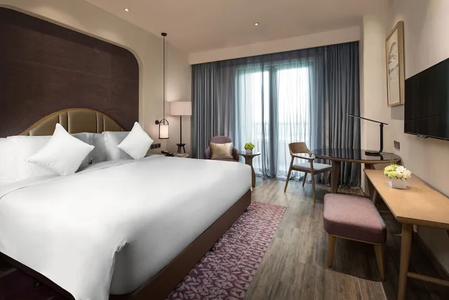 غرفة قياسية بسرير كينج، Crowne Plaza Qingdaoorientalmoviemetropolis 1/10
