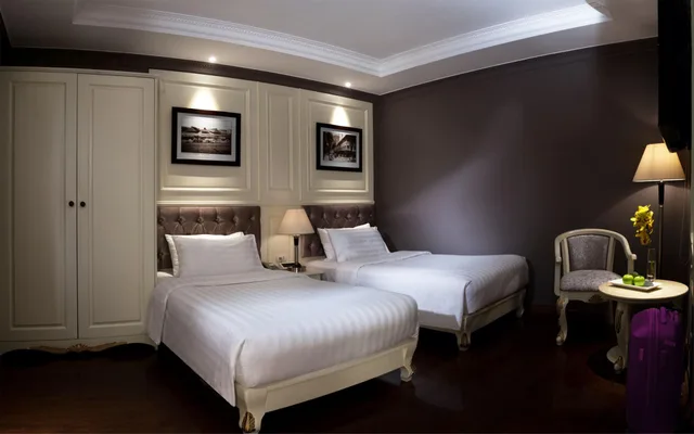 غرفة ديلوكس بسرير مزدوج أو سريرين منفصلين، Silverland Jolie Hotel Spa 2/2