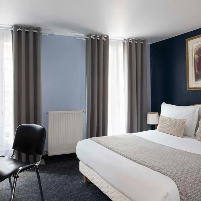 غرفة اقتصادية بسرير مزدوج، Grand Hotel Du Calvados 3/10