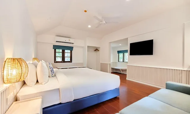 بنغل عائلي ثلاثي بسرير كينج بحمام خاص مع أريكة، Lub d Koh Tao Tanote Bay 4/10
