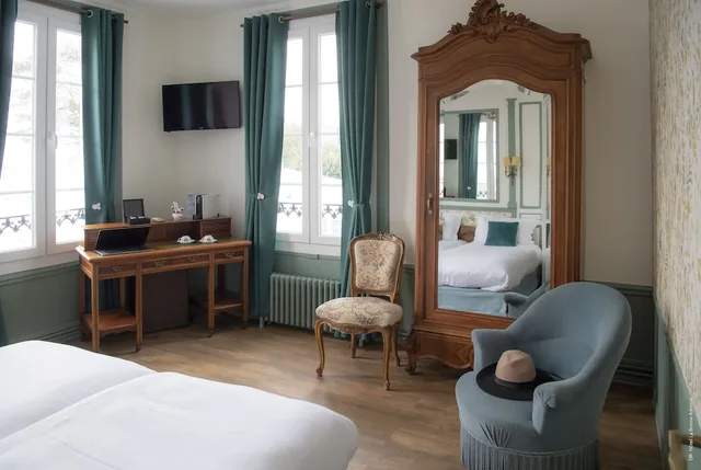 غرفة رومانسية بسريرين منفصلين، Hotel de Charme La Bonne Adresse 9/10