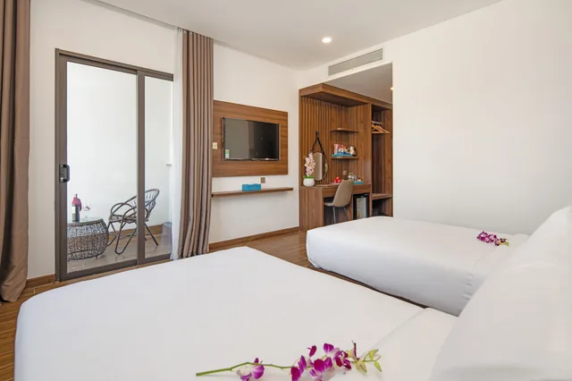 غرفة سوبيريور بسريرين منفصلين بإطلالة على النهر، Gold Plaza Hotel Da Nang 3/5