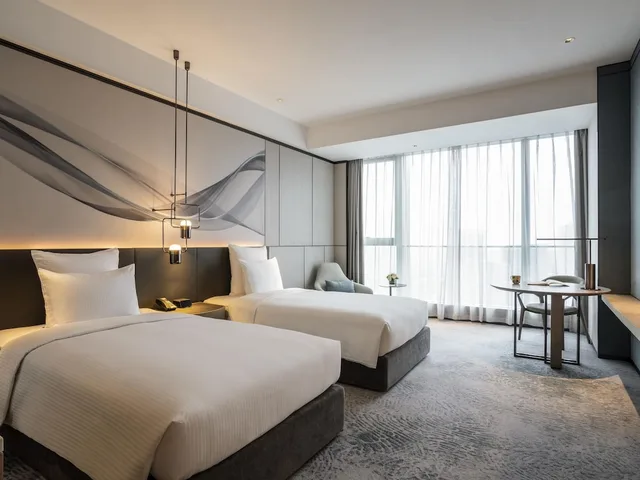 غرفة ديلوكس بسريرين منفصلين في طابق مرتفع، Pullman Jiaxing Pinghu Excellence 3/5