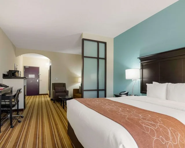 غرفة بسرير كوين مع أريكة لذوي الإعاقة، Comfort Suites Topeka Northwest 1/2