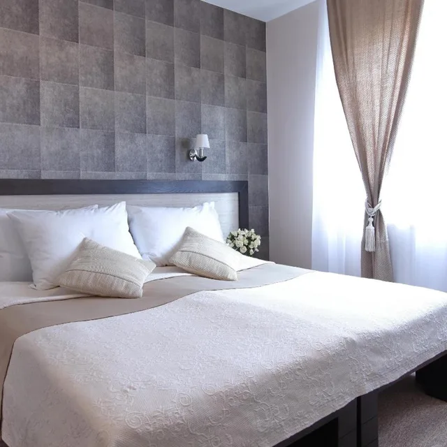 غرفة بسرير مزدوج أو سريرين منفصلين، Garni Hotel Vozarev 2/10