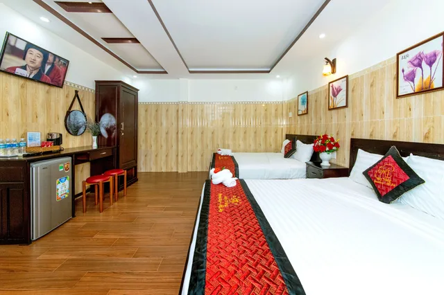 غرفة عائلية رباعية بسريرين كوين، White Cloud Homestay 1/2