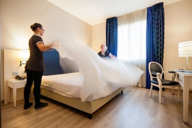 غرفة قياسية بسرير مزدوج أو سريرين منفصلين، Just Hotel Lomazzo Fiera 5/7