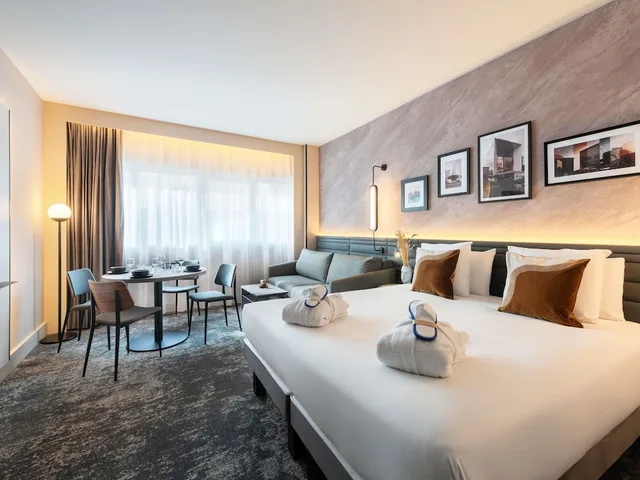 استوديو بسريرين مزدوجين، Novotel Paris La Defense Nanterre 1/6