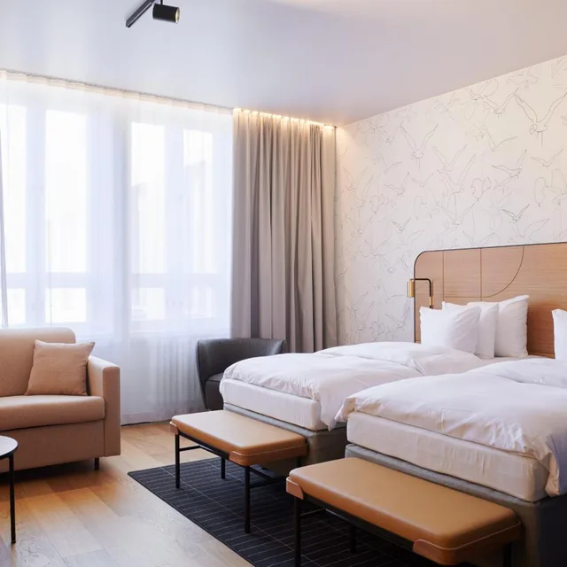 غرفة بسريرين منفصلين، Solo Sokos Hotel Helsinki 1/5
