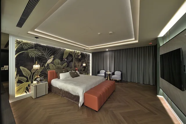 غرفة فاخرة بسرير كينج، Merryday Motel 9/10